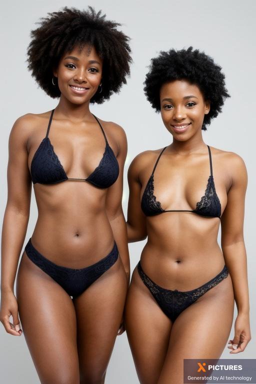 Woman, Two, Black, 20s - 30s