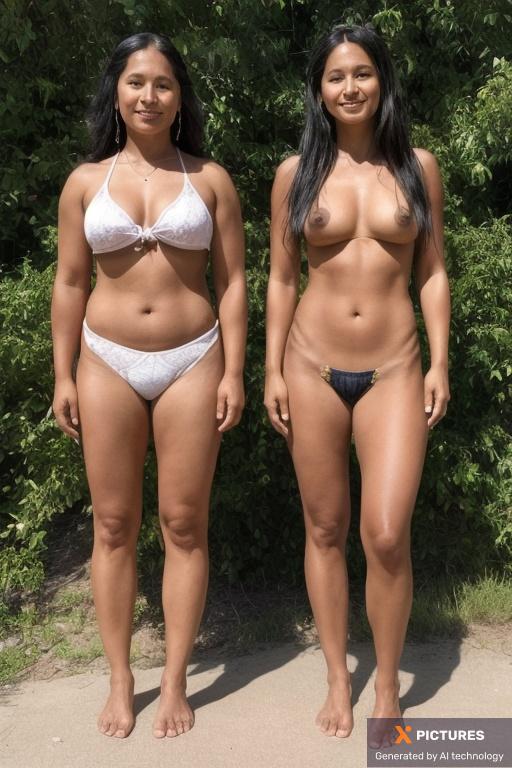 Woman, Two, Native American, 20s - 30s
