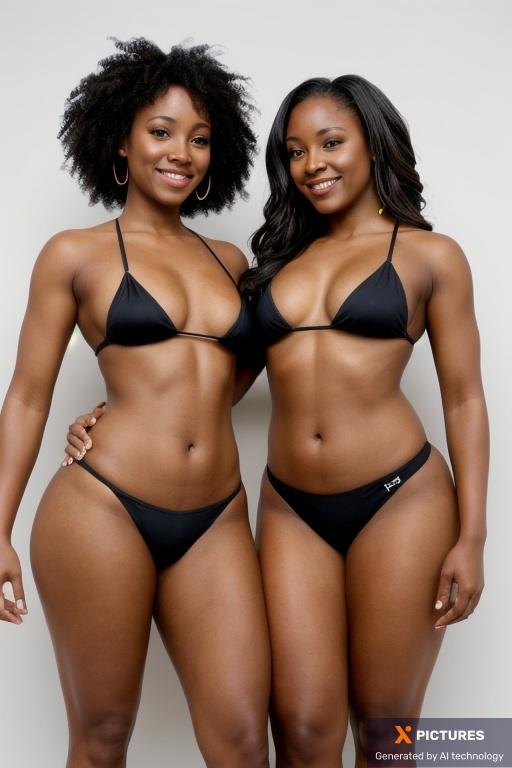 Woman, Two, Black, 20s - 30s