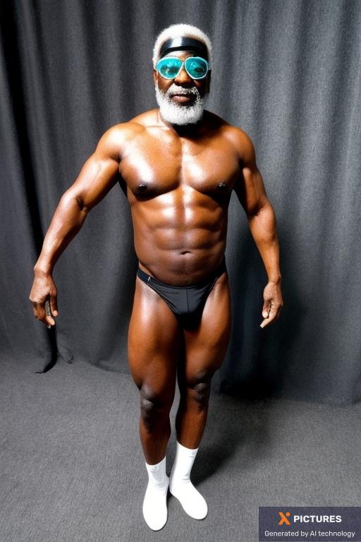Man, Several, 60+, Black