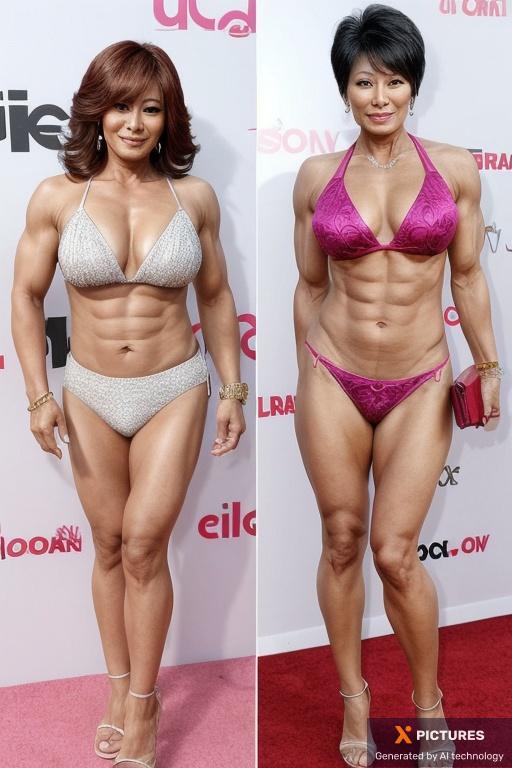 Transgender, Two, 40s - 50s, Asian, Muscular