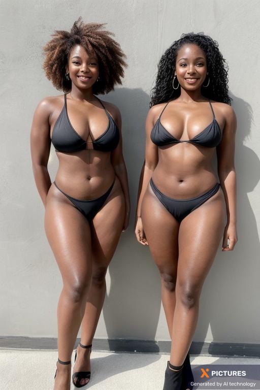 Woman, Two, Black, 20s - 30s