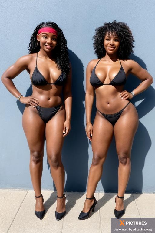 Woman, Two, Black, 20s - 30s