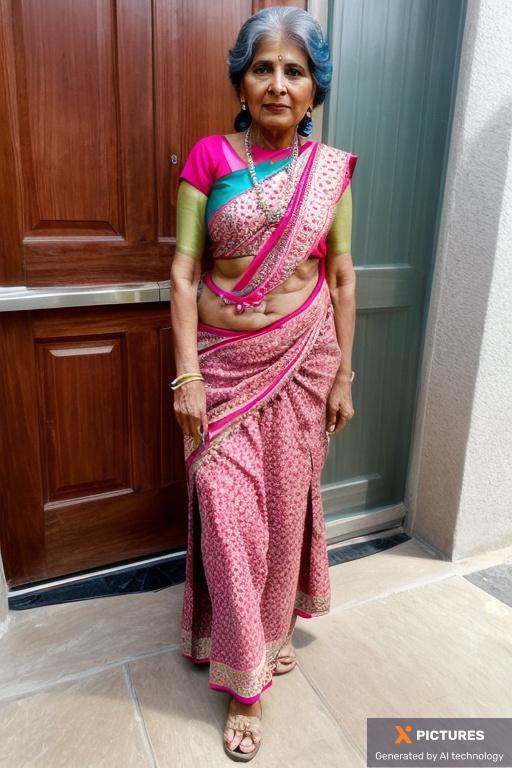 Woman, One, 60+, Indian