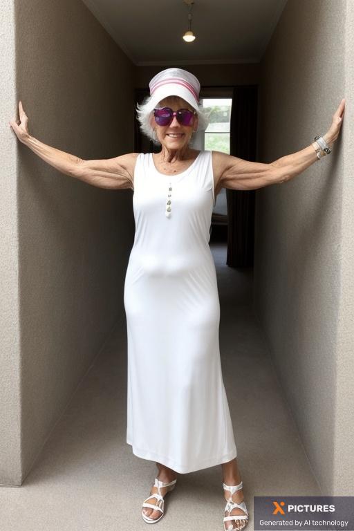 Woman, One, 60+, White
