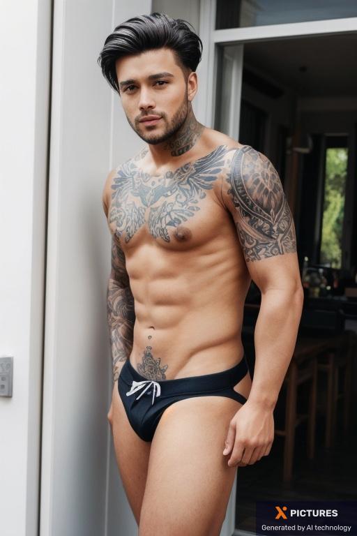 Man, Fat, Classic tattoos